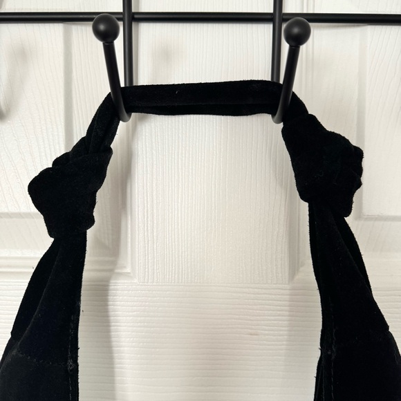 American leather Co. Marietta Knot Suede Hobo Bag - Picture 3 of 8